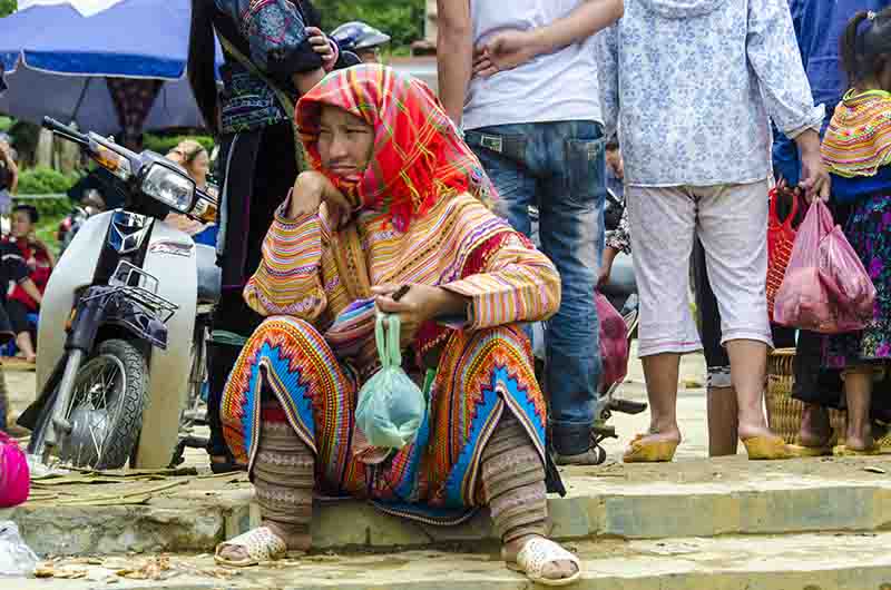 285 - Vietnam - Bac Ha - mercado